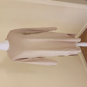 Richard Chai L/XL beige tan sweater dress.